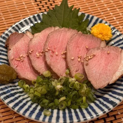 鴨 胸たたき