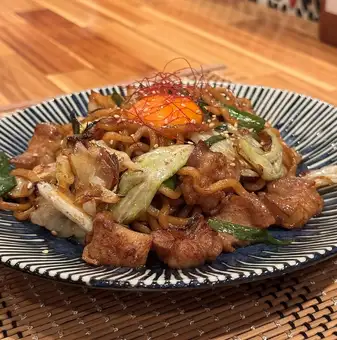 ホルモン焼きそば