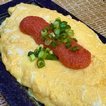 明太チーズオムレツ