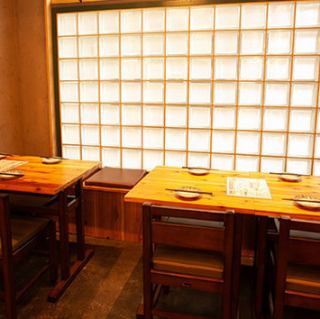 We have table seats! You can enjoy excellent sushi even at the table seats in the shop where you can feel the warmth of wood.Please enjoy fresh fish purchased every day and our specialty local chicken and specialty Japanese beef.Please use it at drinking parties and girls' associations among your friends.