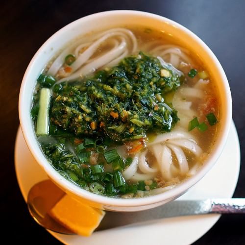 Only for the night 〆 (shime)! Small addictive coriander pho