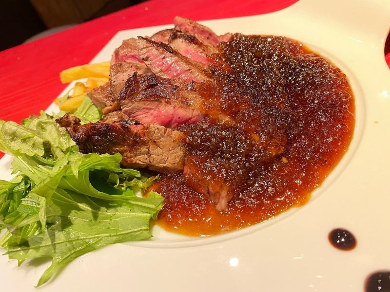 beef steak plate