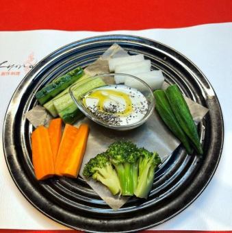 バーニャカウダ三種