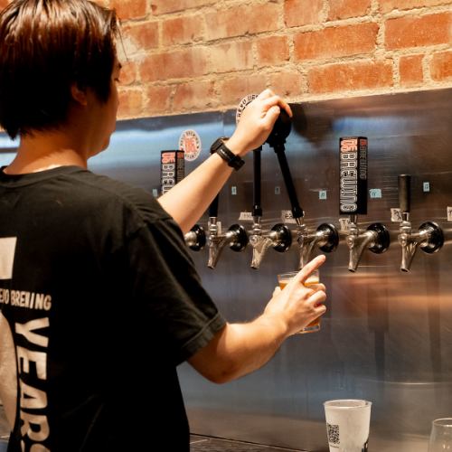 こだわりのビールが多数！