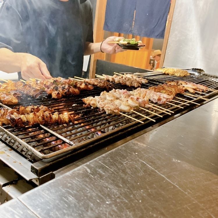 건강한 닭꼬치를 코스파 잘 즐길 수 있다!석의 시간제도 없음♪