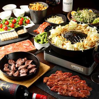 First of all, you can easily enjoy ~Raw Lamb Genghis Khan Course~ 8 dishes in total / 120 minutes all-you-can-drink included / 5,000 yen (tax included)