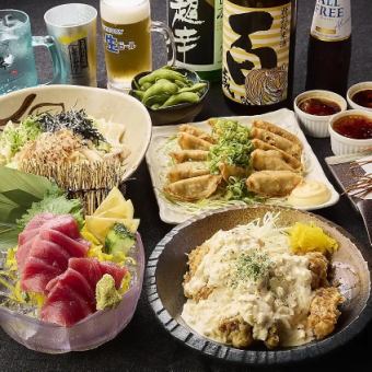 120分飲み放題付き！自家製タルタル南蛮などイチオシ料理全10品◆蔵々名物コース　5000円(税込)