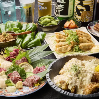 【120分飲み放題付】《新年会・歓迎会・送別会》新鮮馬肉を堪能！馬刺しコース（計10品）5,000円