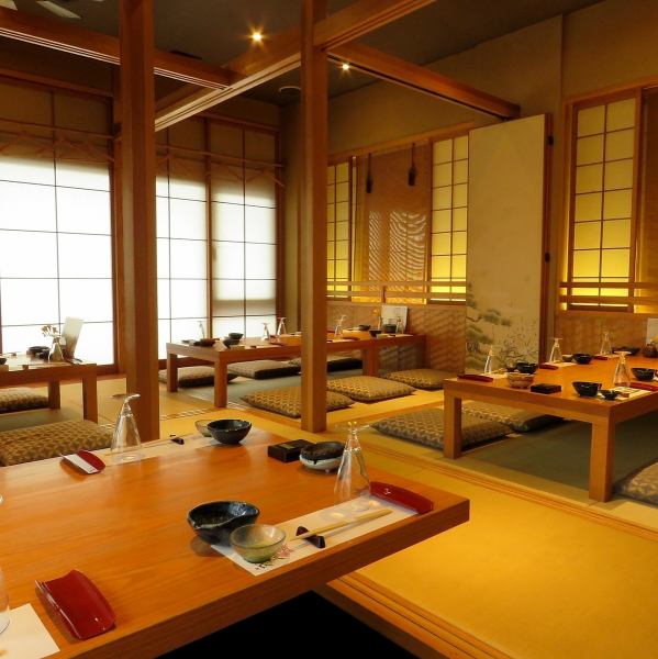[Monaka Nonaka] Japanese private room can accommodate up to 3 to 30 people.There is also a private digging room, which is perfect for entertaining.