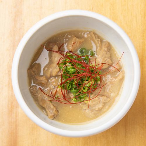 Horse offal stewed in miso