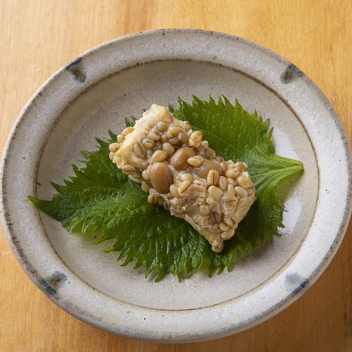 Tofu marinated in miso