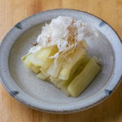 Celery pickled in Tosa vinegar