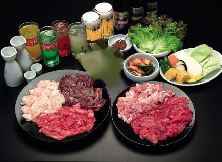 ★辣椒限定★无限畅饮套餐(4人起)★男士:5,500日元(含税) 女士:4,950日元(含税)