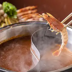 【金の出汁おでんコース】特大エビしゃぶしゃぶに鮮魚5種や黒毛和牛ほほ肉など+生付2H飲み放題