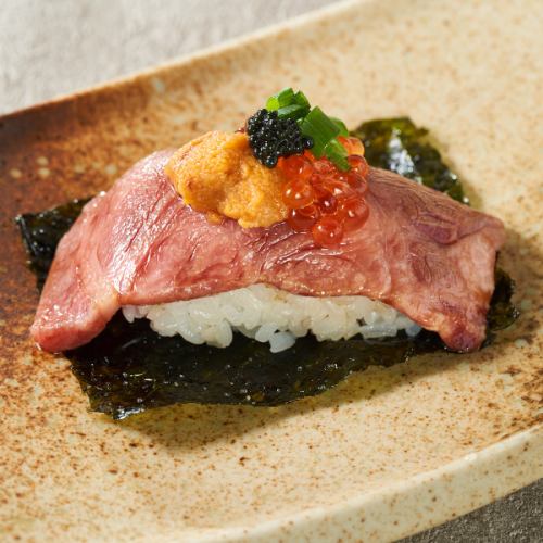 和牛肉寿司2貫
