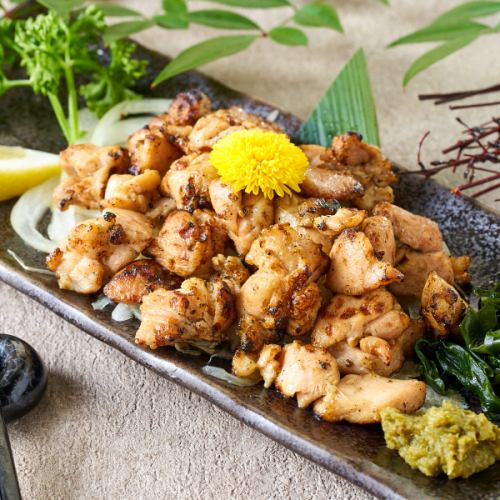鹿児島地鶏ももたたき焼き