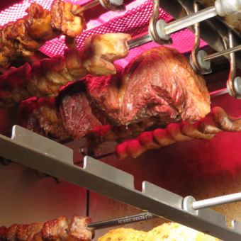 ★Welcome/farewell party★ 20 kinds of all-you-can-eat churrasco + all-you-can-drink alcohol 7315 yen → 6000 yen