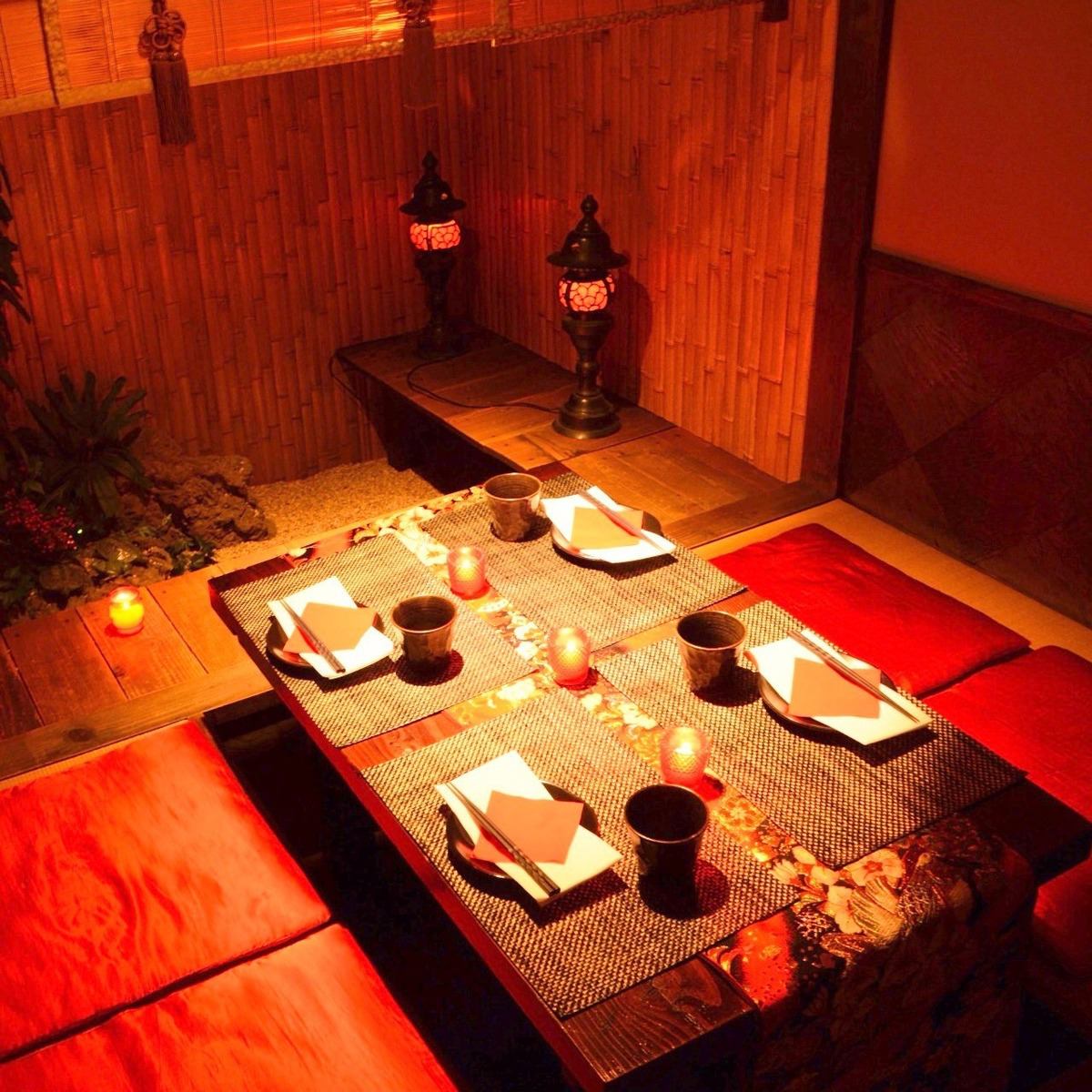 【完全個室】京の風情ある上質な個室をご用意。2・4・8名様等…