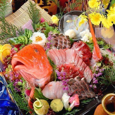 【毎朝産地直送の海鮮】泡の醤油で食べる海鮮がイチオシ！