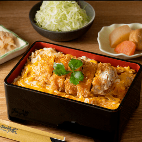 三元豚のロースかつ重