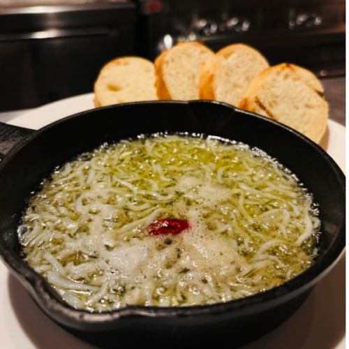 Boiled Whitebait Ajillo