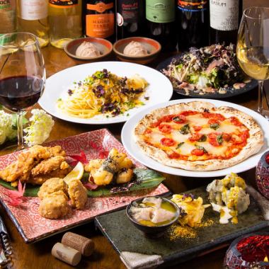 [2.5-hour all-you-can-drink included] Perfect for celebrations, farewell/welcome parties, and after-parties! Affordable course for 4800 yen (tax included)