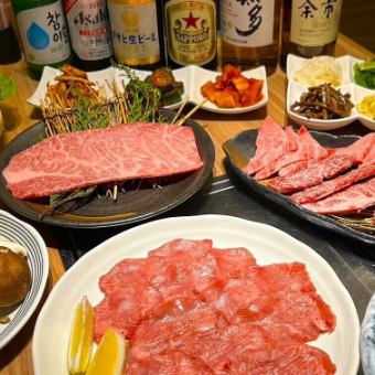 附2小時無限暢飲◆B套餐◆還有生啤酒◎可享用厚片牛舌、上裙牛排、上腰肉等♪