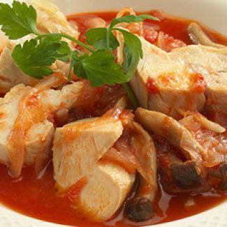 Chicken breast tomato stew