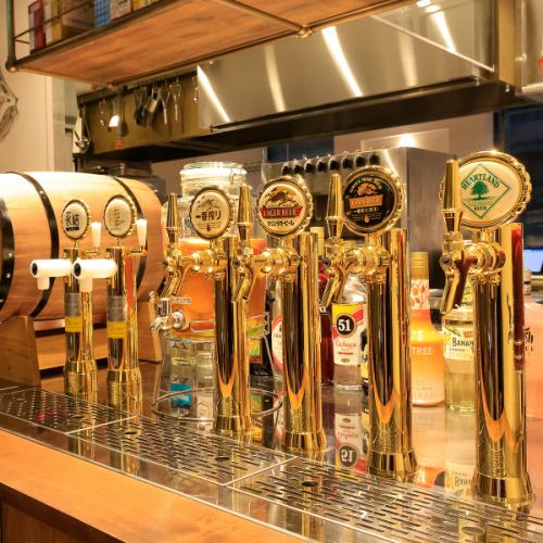 We have 4 types of beer servers and over 100 types of cocktails!