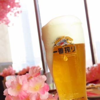 【ランチ昼飲みプラン】15種シュラスコ食べ放題＆麒麟ビール4種飲み放題2h5,335円→4,600円