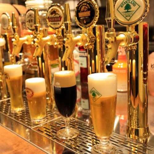 【4種麒麟樽生ビアサーバー完備】希少麒麟ビール【ハートランド】も飲み放題♪ぜひあなたの手で。