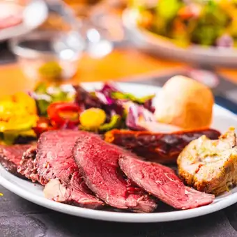 ★ランチ★【満喫！贅沢お肉の食べ放題！】15種類シュラスコ食べ放題　 2h 3,630円