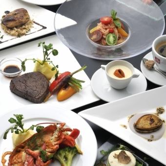 【包房保證/GODDESS精緻套餐】使用活龍蝦、佐賀牛、北海道扇貝的極品套餐