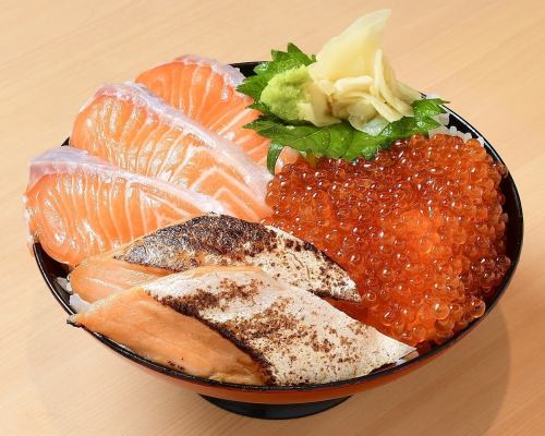 Salmon oyakodon