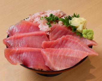 Tuna three-color rice bowl