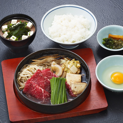 Domestic beef sukiyaki