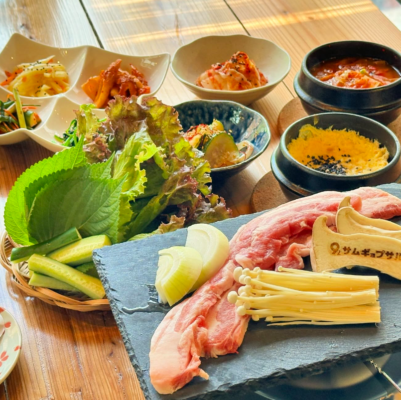 こだわりの食材を使用した絶品サムギョプサルをぜひご堪能下さい
