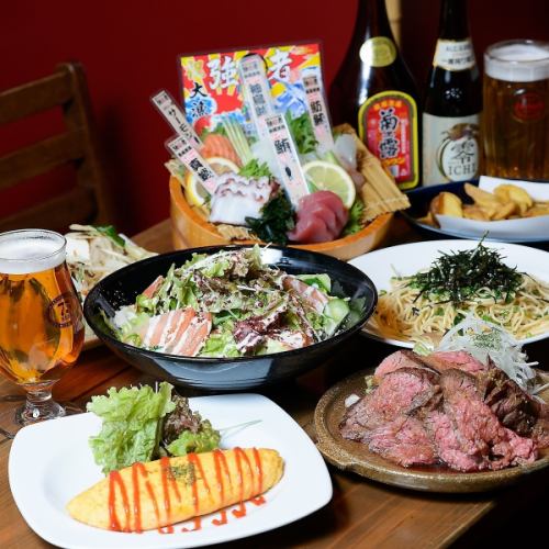 Popular banquet plan [7 dishes + all-you-can-drink]