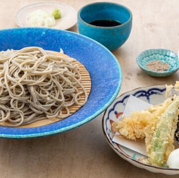 海老と野菜の天せいろ