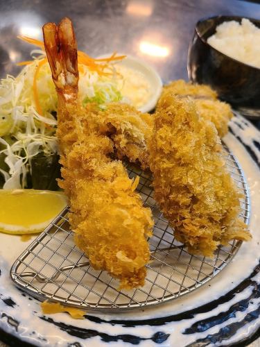 Mixed fries (shrimp, oyster, fillet)