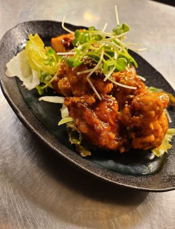 韓国風　鶏の甘辛あげ