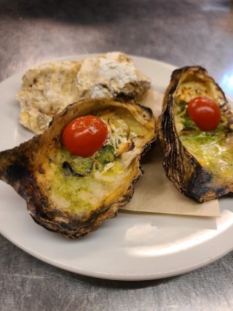 牡蠣の地中海焼き　(3個～)