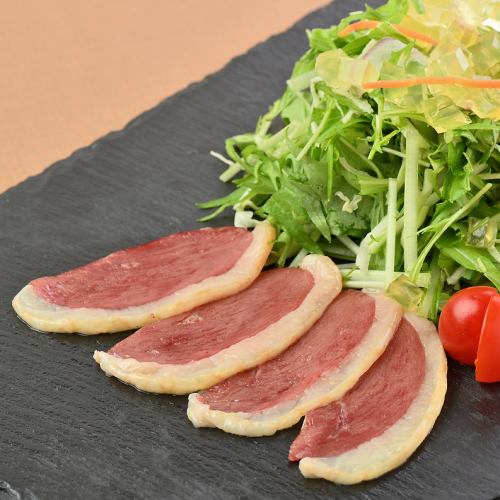 <お休み中>鴨の生ハムサラダ　フルーツジュレソース添え