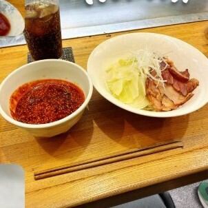 〆に大人気の広島風つけ麺