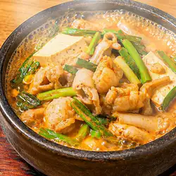 Fukuoka beef offal simmered in spicy miso