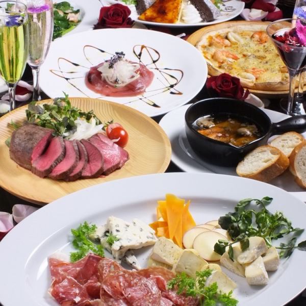 [A luxurious night for all kinds of banquets♪] Various courses with 8 dishes ~ 2 hours of all-you-can-drink included! Of course, private reservations are also available!