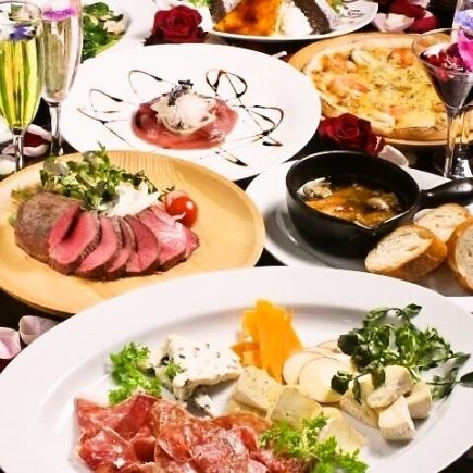 [Authentic Italian girls' party ♪] 10 dishes in total ◎ "Girls' party course" with 2 hours of all-you-can-drink included