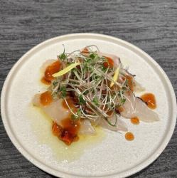 真鯛の炙り～ポン酢ジュレ～