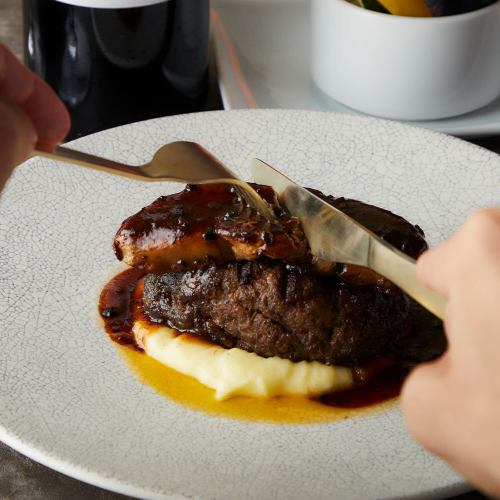 俺のステーキでも堪能できる!俺の名物【ロッシーニ】!!