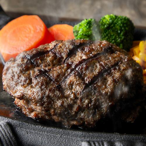 つなぎ不使用のハンバーグ